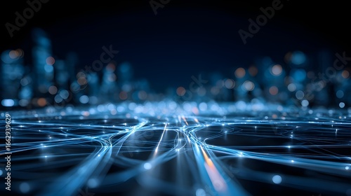 Futuristic Smart City Network with Digital Traffic Flow