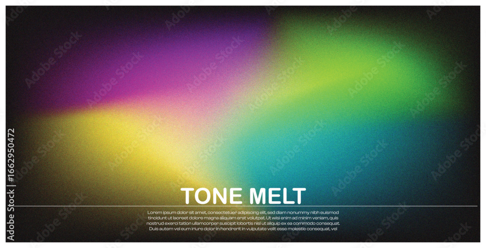 Fototapeta premium Modern Dark Abstract Gradient Background with Blurry Neon and Vivid Colors.