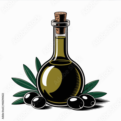 bottle of olive oil