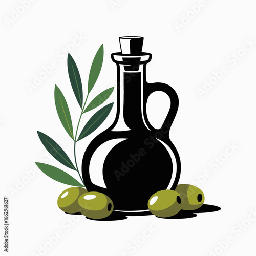olive oil and olives