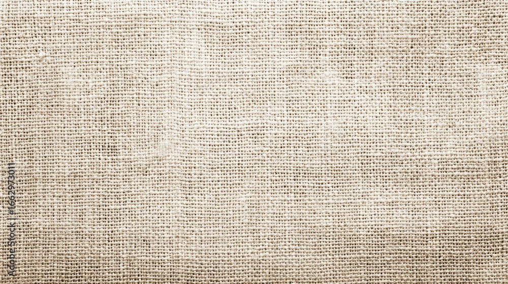 Fototapeta premium Beige linen fabric texture (1)