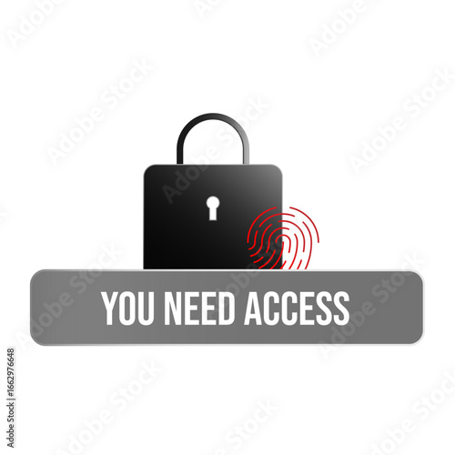 Security access required, biometric fingerprint login.