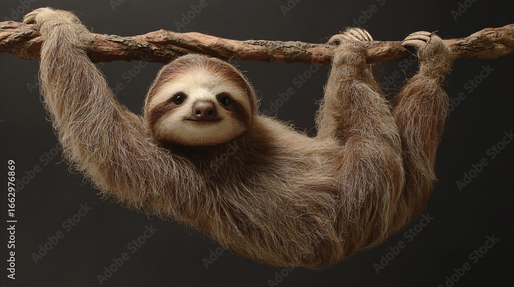 Fototapeta premium sloth hanging