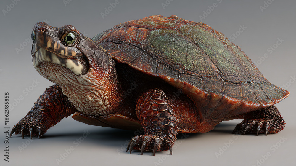 Obraz premium turtle crawling