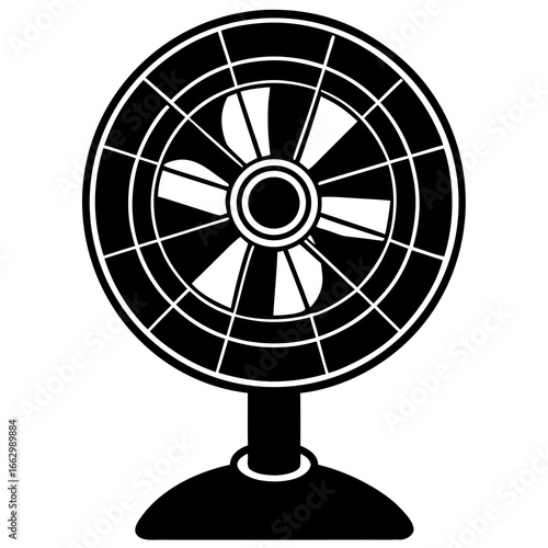 fan isolated on white background