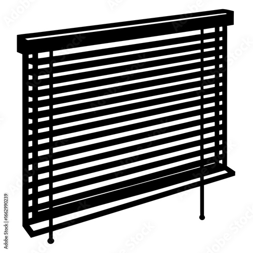 vector illustration of a metal gate