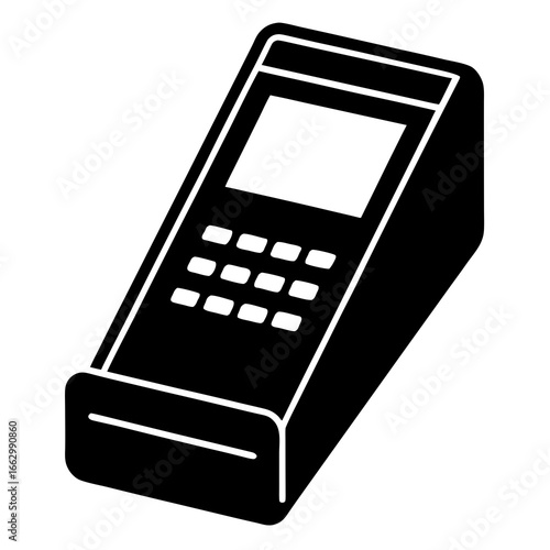 mobile phone isolated on white