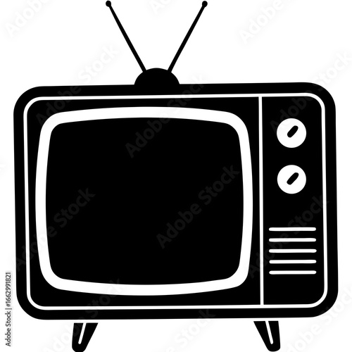 retro television set