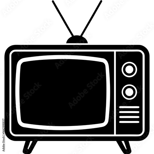 retro tv set