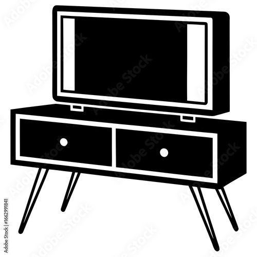 old tv set