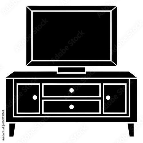 old tv set