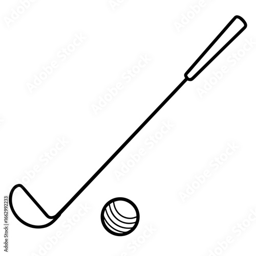 baseball bat and ball