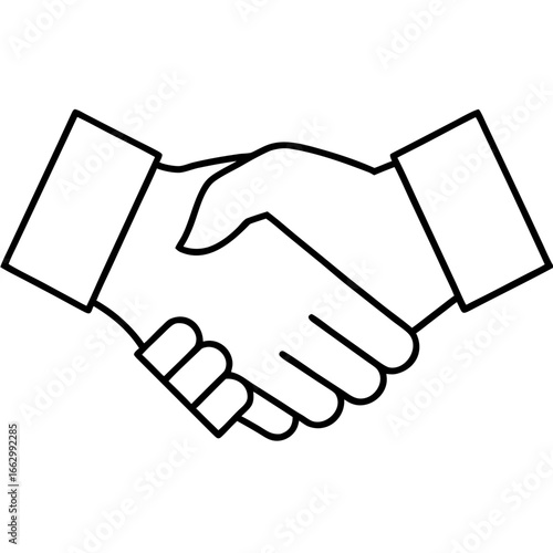 handshake vector illustration