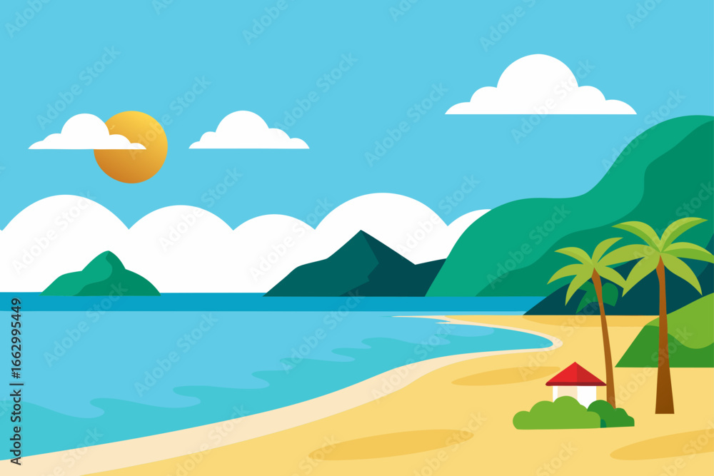 Obraz premium beach and sea