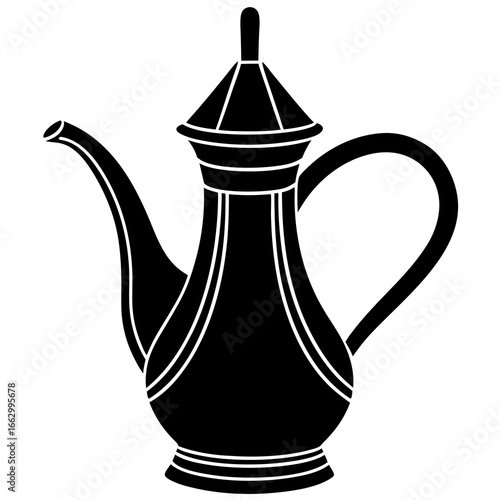 teapot isolated on white background