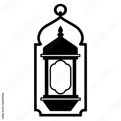 vector illustration of a lantern