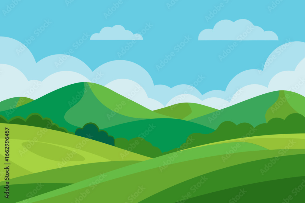 Obraz premium landscape with mountains and blue sky