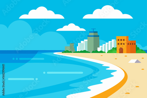 vector illustration of city