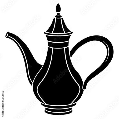 teapot on a white background