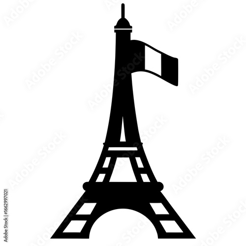 eiffel tower vector illustration