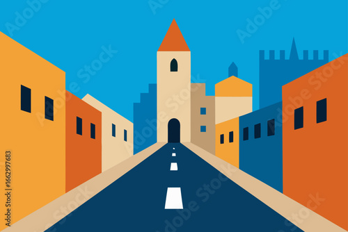 street in the old town