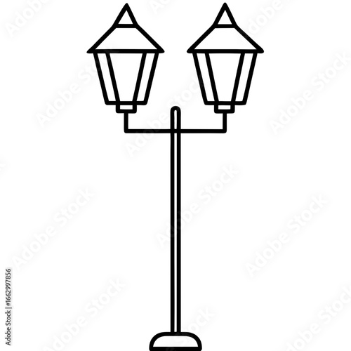 old street lamp