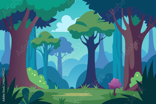 trees in the forest
