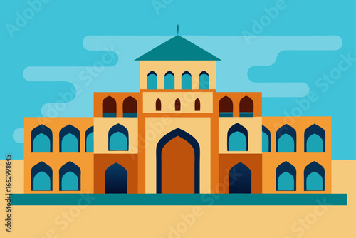 vector illustration of a mosque