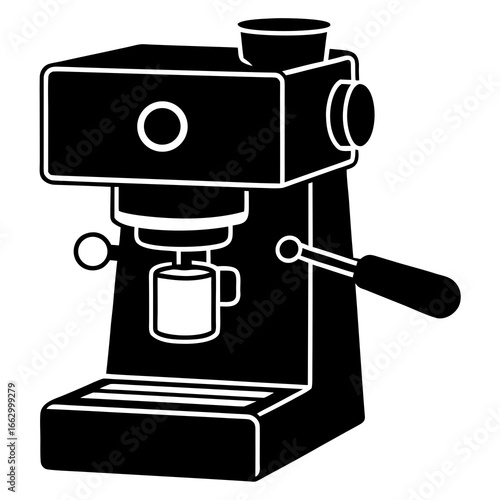 coffee maker isolated on white