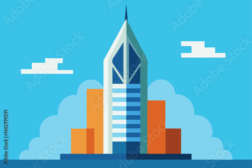 city skyline vector