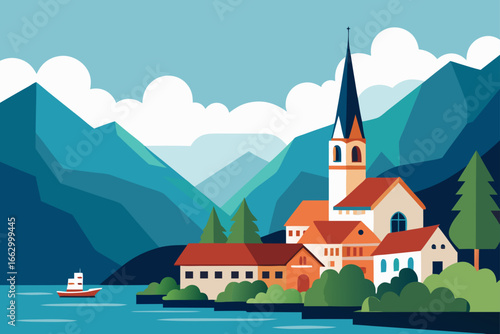 church in the mountains