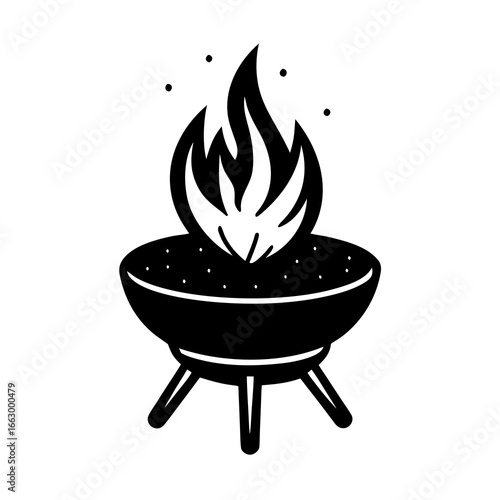 barbecue grill vector illustration