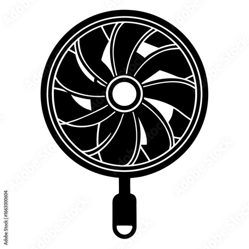 fan isolated on white