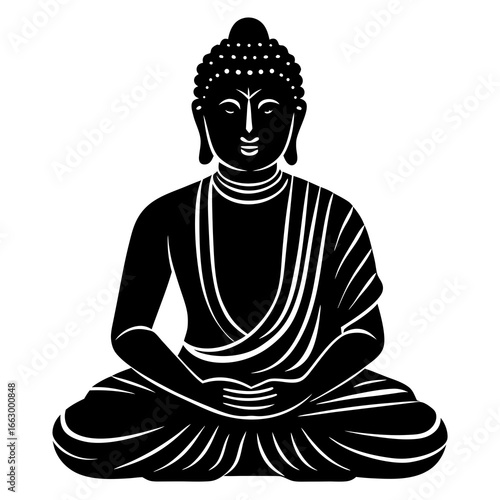 buddha statue isolated