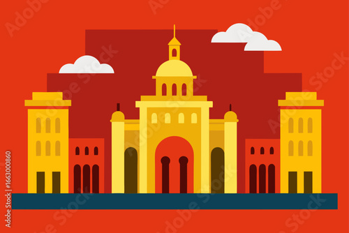 taj mahal vector