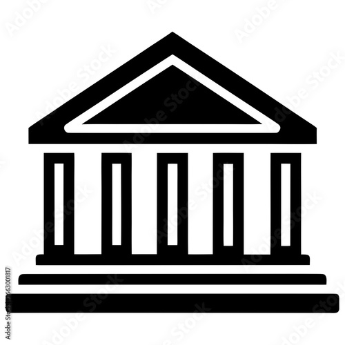 bank icon vector illustration