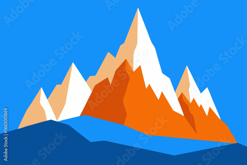 mountain landscape with mountains