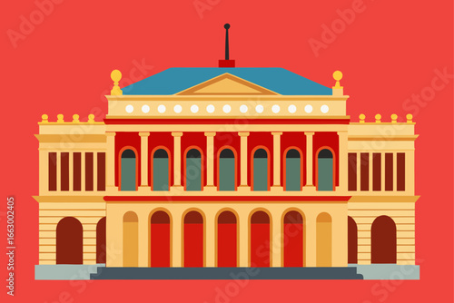 vector illustration of a mosque