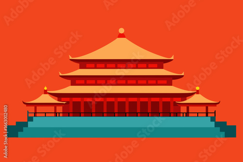 chinese temple roof