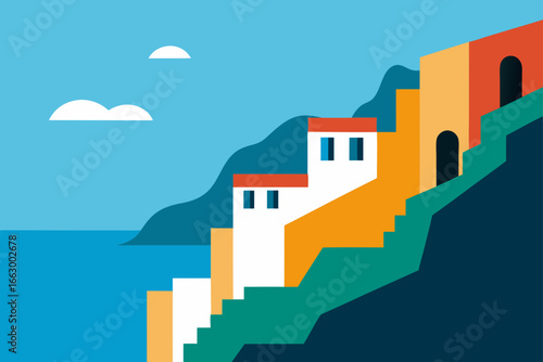 vector illustration of city