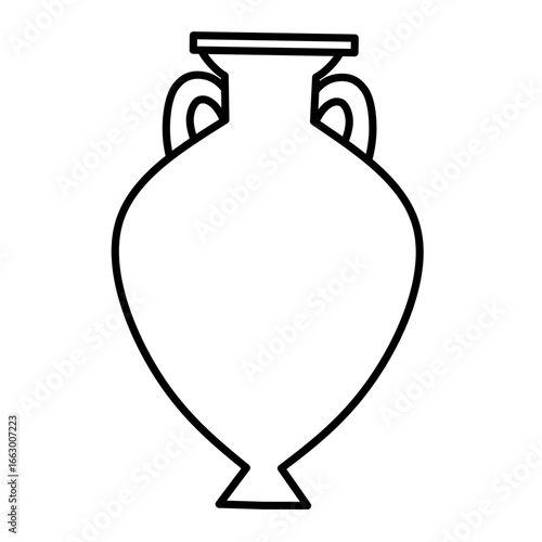 pottery bowl vector icon