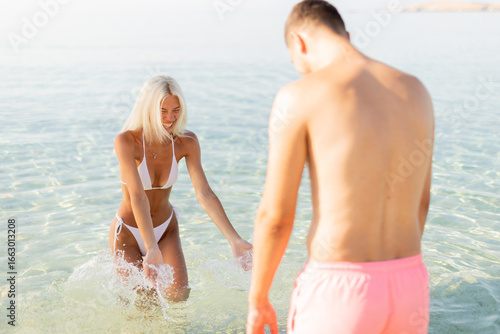 Couple enjoying a sunny day...
