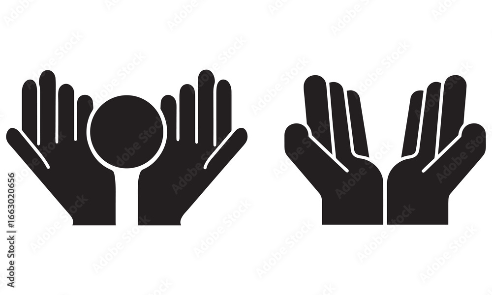 Fototapeta premium Human Rights Day Hands Raised