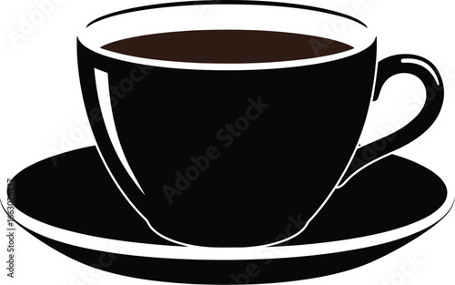 Mug with two cinnamon sticks for a warm beverage