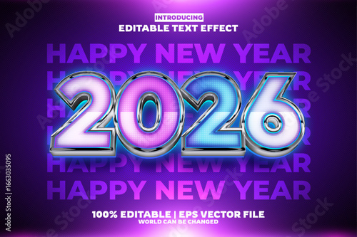 2026 editable text effect in modern trend style
