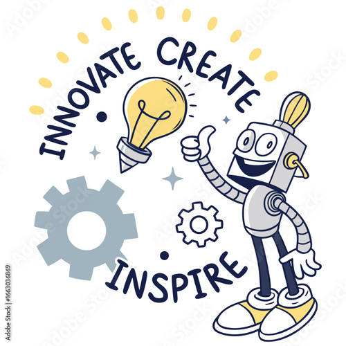 A cheerful and inspiring cartoon character with a positive message designed for motivational purposes and visual storytelling