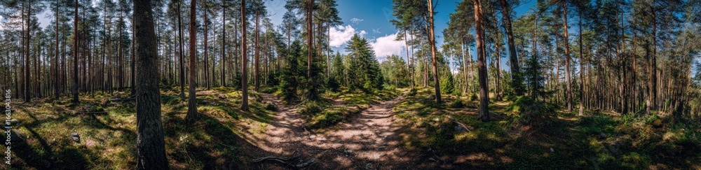 Obraz premium Path Through the Woods