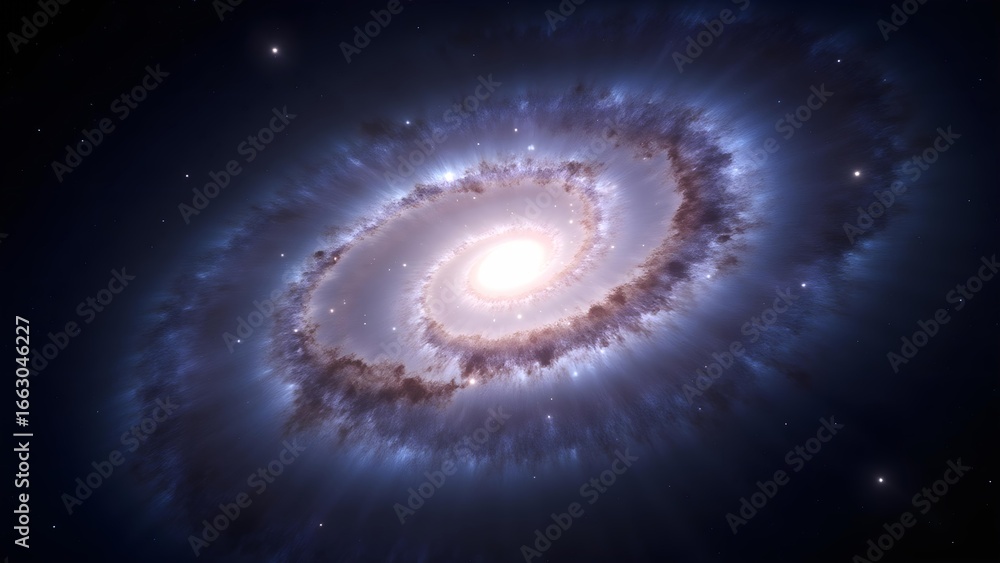 Fototapeta premium The spiral of the universe in the galaxy