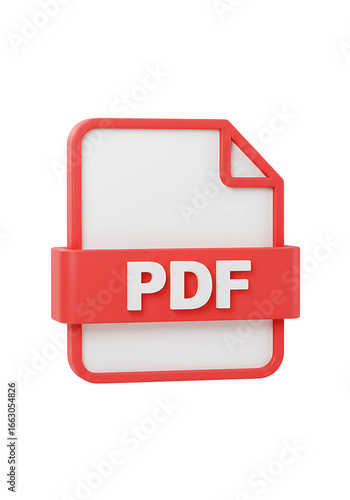 PDF File Icon Illustration