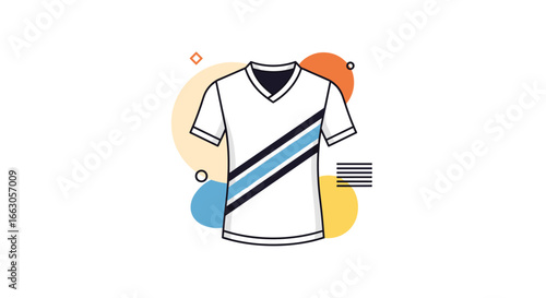Stylish soccer jersey design for athletic performance and fan engagement